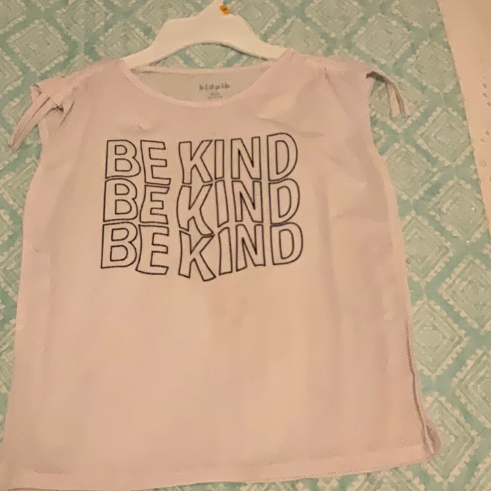 BE KIND see through over shirt